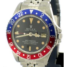 Rolex GMT Master Steel 1675 Plastic Crystal