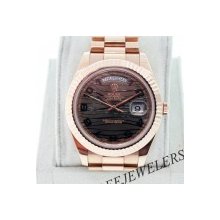 Rolex Rose Gold Day-Date II 218235 Gents Watch