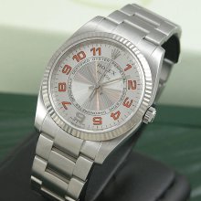 Rolex ss/wg air king concentric ref 114234