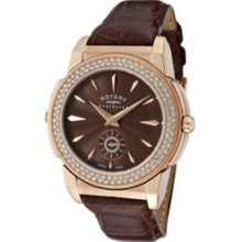 Rotary - (Women's) - Brown Leather/Brown F111640