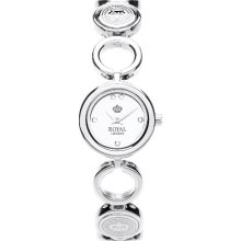 Royal London Women's Quartz Watch With Silver Dial Analogue Display And Silver Stainless Steel Bracelet 20137-01