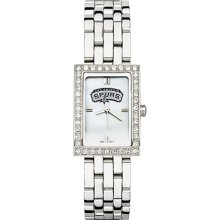 San Antonio Spurs Ladies Allure Watch Stainless Bracelet Strap