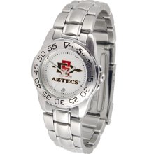 San Diego State Aztecs Sport Steel Band-Ladies Watch