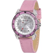 Sector Centurion Pink Band Silver Dial Ladies Watch 3251103515