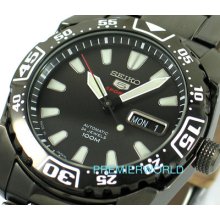 Seiko 5 Sports Automatic / Hand Winding 100m Black Watch Srp169j1 Japan