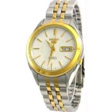 Seiko SNKL24 Mens Two Tone Seiko 5 Automatic Link Bracelet