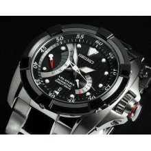 Seiko SRH005 SRH005P1 Velatura Watch Sapphire Glass Kinetic