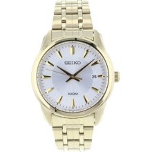 SGEG12P1 SGEG12 Seiko Quartz Gents Gold Plated Watch