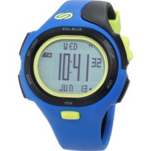 Soleus Mens SR008452 P.R. Grey Digital Dial with Blue & Black Polyurethane watch