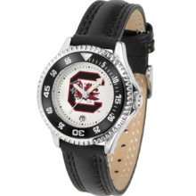 South Carolina Gamecocks Competitor Ladies Watch with Leather Band