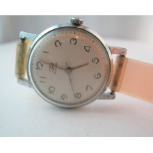 Soviet womens wristwatch Zarja. Vintage Russian watch USSR 1970 s
