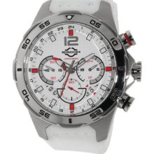 Spazio24 Men's Watch Chrono Gel L4059-c01w Yachting Italian Design 10atm