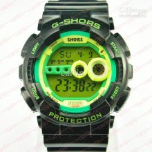 Sports Watch G Shors Sh-692c Shock Resistant Rubber Jelly Luxury Gif