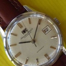 Sporty Iwc Automatic Antique Vintage Mens Watch 1971 Wristwatch