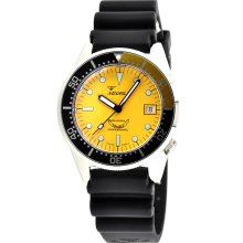 Squale Yellow 500m Domed Professional Swiss Automatic Dive Watch