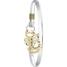 Sterling Silver Zodiac Scorpoi Bangle