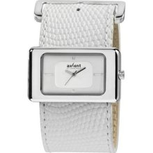 Stone Ladies Watch with White Band ...