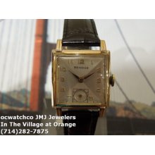 Stunning Vintage 1950s Mens Benrus Manual Winding 17j