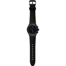 Swatch Irony Chronograph Blue In Dark Men's Watch