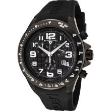 Swiss Legend Eograph 30041-bb-01 Gents Black Rubber Rubber Chronograph Watch