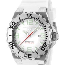 SWISS LEGEND Watches Men's Expedition White Dial White Silicone White