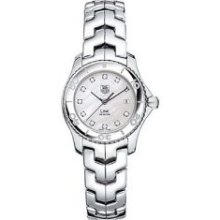 Tag Heuer Link Diamond Accent Mop Quartz Ladies Watch Model Wj1319.ba0572