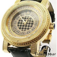 Techno Master Mens Diamond Watch 0.12ct. -