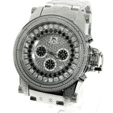 Techno Master Stainless Steel Men's 0.18ct Diamond Watch TM-2115-2