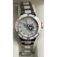 Tennessee Titans Pearl Watch Ladies Game Time Mother Of Pearl Wristwatch