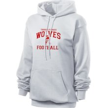 Three Forks School Wolves Unisex 7.8 oz Lightweight Hooded Sweatshirt
