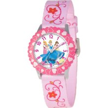 Time Teacher Disney Princesses Kids Pink Scroll Watch