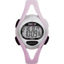 Timex Ironman Triathlon 50-lap Sleek Midsize Sports Watch - Pink/Grey