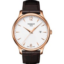 Tissot Men's Tradition Rose-goldtone Watch (Tissot Tradition Rose Gold PVD Mens Watch)
