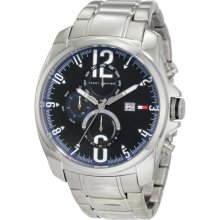 Tommy Hilfiger Men's 1790831 Sport Black Stainless Steel Case and Bracelet Watch
