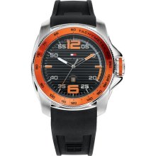 Tommy Hilfiger Men's Black Strap Sports Watch
