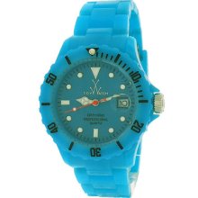 Toy Watch Only Time Fluo Disco Light Blue Dial Ladies Watch Fld15lb