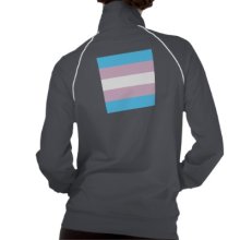Transgender Pride Flag Womens Track Jacket