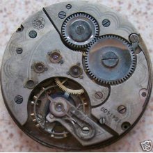 Trasandino Pocket Watch Movement & Enamel Dial 45 Mm. In Diameter