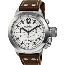 Tw Steel Ceo Chronograh White Dial Mens Watch Sce1007r