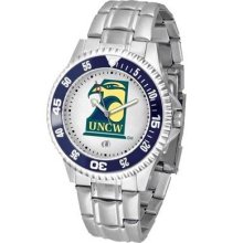 UNCW NC Wilmington Men's Stainless Steel Watch