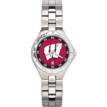 University of Wisconsin Ladies Stainless Pro II Watch
