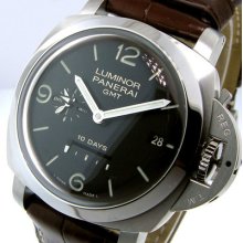 Unworn Panerai 44 Mm Steel Luminor 1950 10 Days Gmt Pam 270 Pam 00270