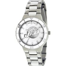 Utah Jazz Ladies Watch - Stainless Steel Dress Watch