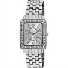 Vernier Ladies Dazzling Rectangle Easy Read Quartz Bracelet V64952