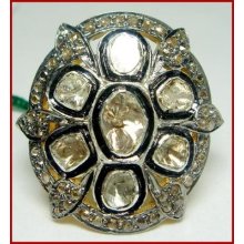 Victorian 1.81ctw Rose/antique Cut Diamond Anniversary/party/wedding Ring