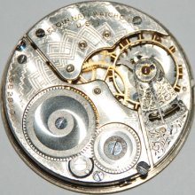 Vintage 1924 Elgin Natl Pocket Watch Movement 7 Jewels 16s S/n 26828912 W58