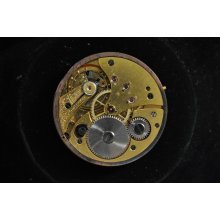 Vintage 44 Mm Swiss Hunting Case Pocket Watch Movement Running!!