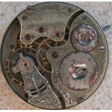 Vintage Fine Pocket Watch Movement & Dial 43 Mm Balance Broken To Restore