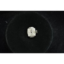 Vintage Ladies Benrus Wristwatch Movement Model Dz 401 For Repairs