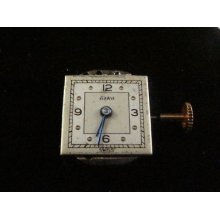 Vintage Ladies Eska 17j Wristwatch Movement Running